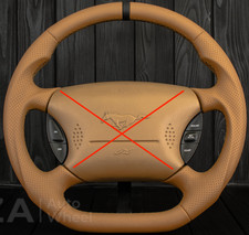 Ford Mustang GT Cobra SVT  Custom Saddle Brown Steering Wheel GT350R 94-04 picture