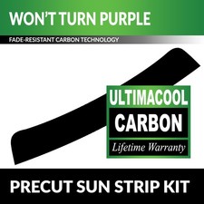 UC CARBON PRECUT WINDOW TINT KIT FOR AUDI A5 S5 CABRIOLET 10-17 SUN STRIP picture