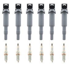 Bosch Ignition Coils and NGK Spark Plugs Kit for BMW 135is 2013 3.0L L6 picture
