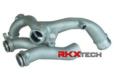 RKX Upgraded Metal Coolant Outlet Pipes for Jaguar Land Rover 3.0L 5.0L SC water picture