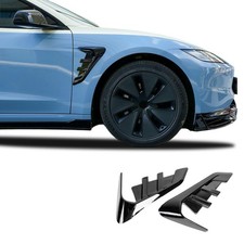 BDBO Carbon Fiber Look Side Camera Covers Fits 24-25 Tesla Model 3 Highland NEW picture