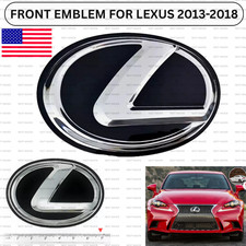 Lexus Front Emblem Black Fits IS250 IS350 GS350 RX350 ES350 2013-2018 Grille Log picture