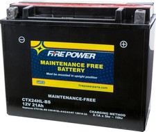 WPS Fire Power 49-2240 CTX24HL 12v 21Ah 340CCA Battery Replaces fits YTX24HL picture
