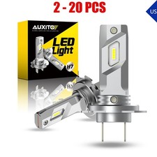 2-20PCS AUXITO H7 LED Headlight Bulb Hi Low Beam Combo 6500K 80W White Canbus E4 picture