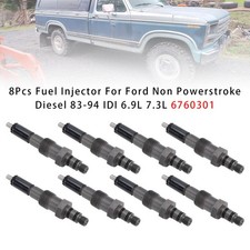 8Pcs Fuel Injector For Ford Non Powerstroke Diesel 83-94 IDI 6.9L 7.3L 6760301 picture