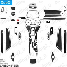 60Pcs Real Carbon Fiber Kits Full Interior Trim Cover For Chevrolet Camaro 16-24 picture