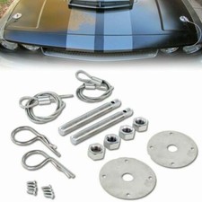 Universal Stainless Steel Hood Pins / Bonnet Lock Pin Kit US Seller picture