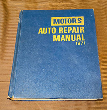 1971 Vintage ~ Motor's Auto Repair Manual ~ Hardcover 34th Edition ~ picture