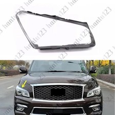 Right Headlight Clear Lens Shell Cover+Sealant Glue For Infiniti QX80 2014-2017 picture