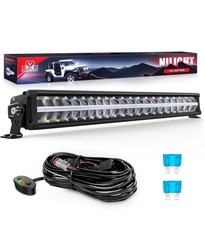 Nilight 30”Inch LED Light Bar DRL 120W 13000LM Anti-Glare Flood Spot Offroad LED picture