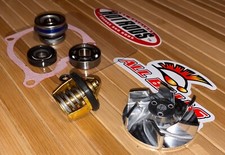 1998-2003 Polaris Magnum 500 WATER PUMP Rebuild KIT + Alum. Impeller +Thermostat picture