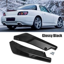 For Honda S2000 Glossy Black Rear Bumper Lip Splitter Diffuser Body Kit picture