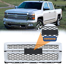 For 2014-2015 Chevy Chevrolet Silverado 1500 front upper bumper grille Chrome picture