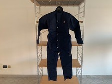 RARE VINTAGE NAVA MOTORCYCLE RAIN SUIT BLUE COLOR SIZE S picture