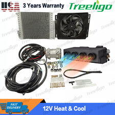 12V Universal Underdash Electric Cool&Heat Air Conditioner DC Auto Car A/C Kit picture