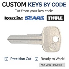 Roof Rack Keys Sears X-Cargo Thule Karrite Cut by Code Key 2802-3021 picture