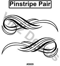 High-Quality Vinyl Pinstripe / Scroll Decal -Many Colors & Sizes-  picture