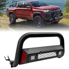 Bull Bar with LED Light & w/License Plate Bracket Fits Chevy Colorado 2015-2026 picture