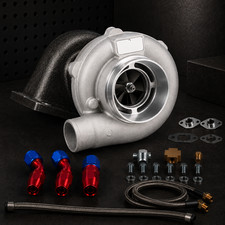 GT30 GT3037 GT3076 Turbo charger 500HP 0.82 A/R + Oil Drain Return FEED Line kit picture