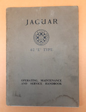 Original Jaguar 4.2 E-Type Operating Maintenance & Service Handbook Manual READ picture