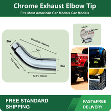 5-6 Inch Exhaust Elbow -  Diesel ExhaustTip with Clamp picture