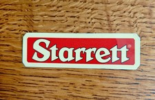 Starrett More Modern Logo Sticker Label ~3.5