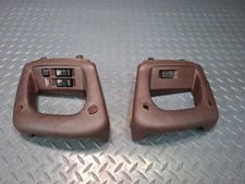 89-92 TOYOTA SUPRA MA71 SET OF 2 INTERIOR DOOR GRAB HANDLE W WINDOW SWITCH OEM picture