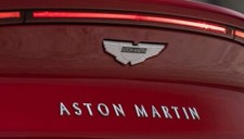 Aston Martin Rear 'Script' Badge - Chrome - Large - Vantage, DB11, DBS picture