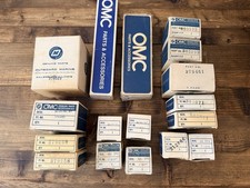 OMC LOT OF 17 VARIOUS EVINRUDE JOHNSON ENGINE PARTS OEM NEW FORMER DEALER STOCK picture