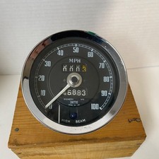 Vintage Smith's Speedometer • SN 6142/00 • 100MPH • Salvage picture