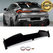 For BMW X6 X6M G06 F96 2020-2024 Gloss Black Rear Roof Tail Lip Spoiler Top Wing picture