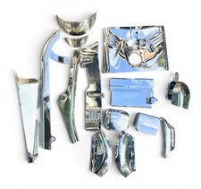 OEM Harley Davidson Chrome Tank Console Fender Tip Trim Lot Softail Touring picture