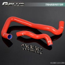 Fit For 05-2007 F250/F350/F450/F550 6.0L Diesel Red Silicone Radiator Hose Kit picture