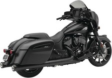 Cobra Neighbor Hater Slip-On Mufflers Black #5205B Indian Roadmaster/Chieftain picture