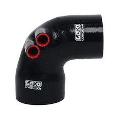 LokoCar Silicone Air Intake Inlet Boot Hose For BMW E36 325 328 M3 92-99 Black picture