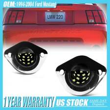 For 1994-2004 Ford Mustang GT BRIGHT Replacement Bumper License Plate Light L+R picture