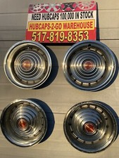 1969-70 Pontiac Grand Prix Bee Hive Deep Hubcaps 14” Rare Set4 Oem Convertible picture