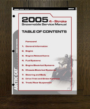 2005 SNOWMOBILES Firecat M5 ZR Z Service Manual Fits ARCTIC CAT 4-Stroke 2257154 picture