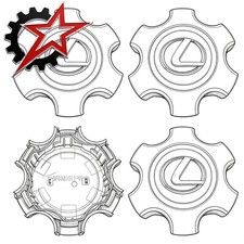 42603-60520 Glossy Silver 4PCS picture