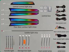 64 Colors LED Ambient Light Atmosphere Lamp Kit Fit For Audi A4 2009-2016 picture