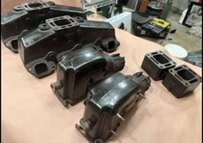 Mercruiser Chevy Marine 7.4 8.2 454 502 7.4L Exhaust Manifolds with Risers  picture