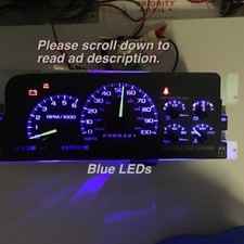 1995-1999  Chevy Speedometer,Silverado ,Tahoe , Blue LEDS picture
