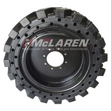 12x16.5 Tire Solid Skid Steer 4xTire/Wheels NEW HOLLAND 33x12-20 Maximizer GT picture
