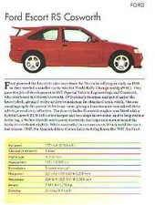 Ford Escort RS Cosworth Article - Must See  picture