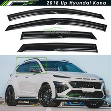 For 2018-2023 Hyundai Kona KDM Mugen Style Window Visors Rain Guards Deflectors picture