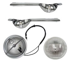 Fog Light Bar Kit Without Horse Emblem Fits 1965 Ford Mustang picture