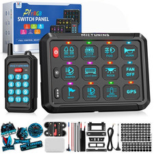 Wireless 12 Gang RGB Switch Panel LED Touch Switch Panel Circuit Controller picture