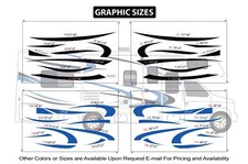 Class C Motor Home Decals Sticker Vinyl Caravan RV Trailer Replacement Graphics picture