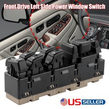 New OE 15883319 Front Driver Left Side Power Window Switch Black For Chevy Brand picture