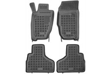Rezaw-Plast Rubber Floor Mats for Jeep Liberty 2002-2007 Custom Fit Car Mats Blk picture